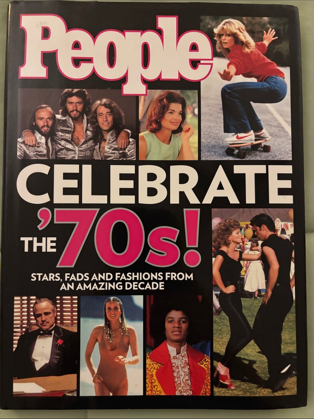 People Celebrate the '70s! Hardcover Photo Book - Black & Pink Cover
